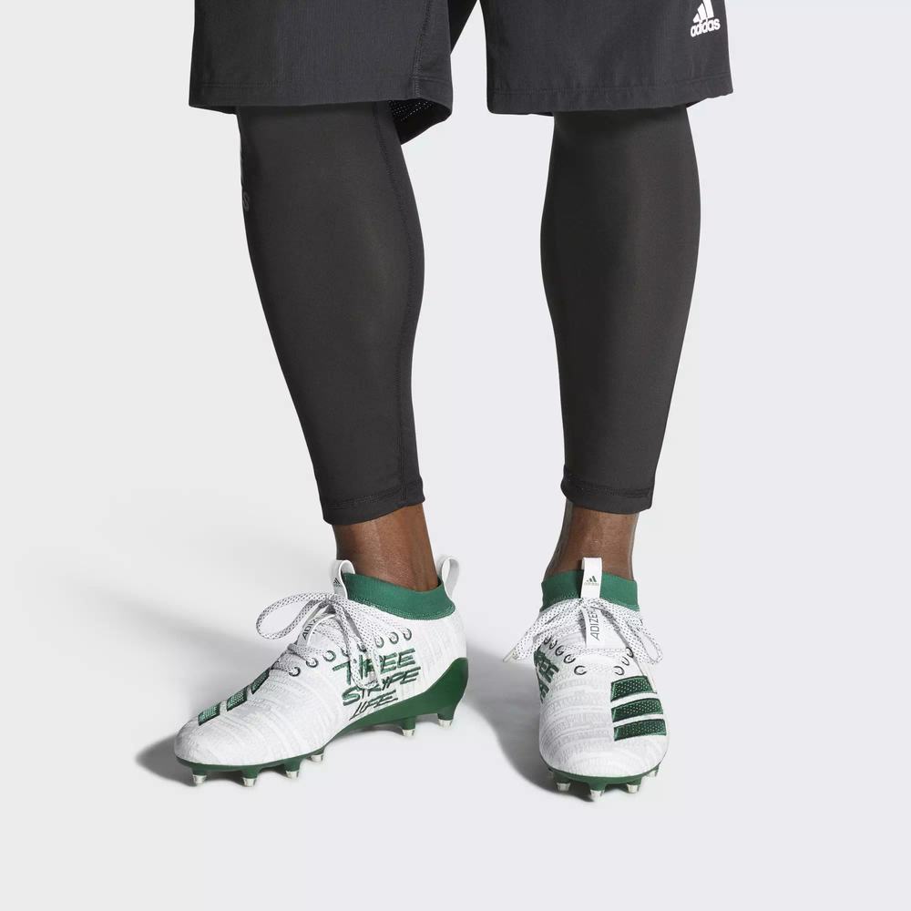 Adidas Adizero 8.0 Tacos de Futbol Blancos Para Hombre (MX-28441)